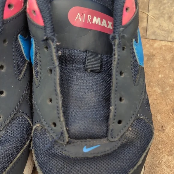 Nike Air Max Kids Sneakers - Navy and Pink - Picture 4 of 10